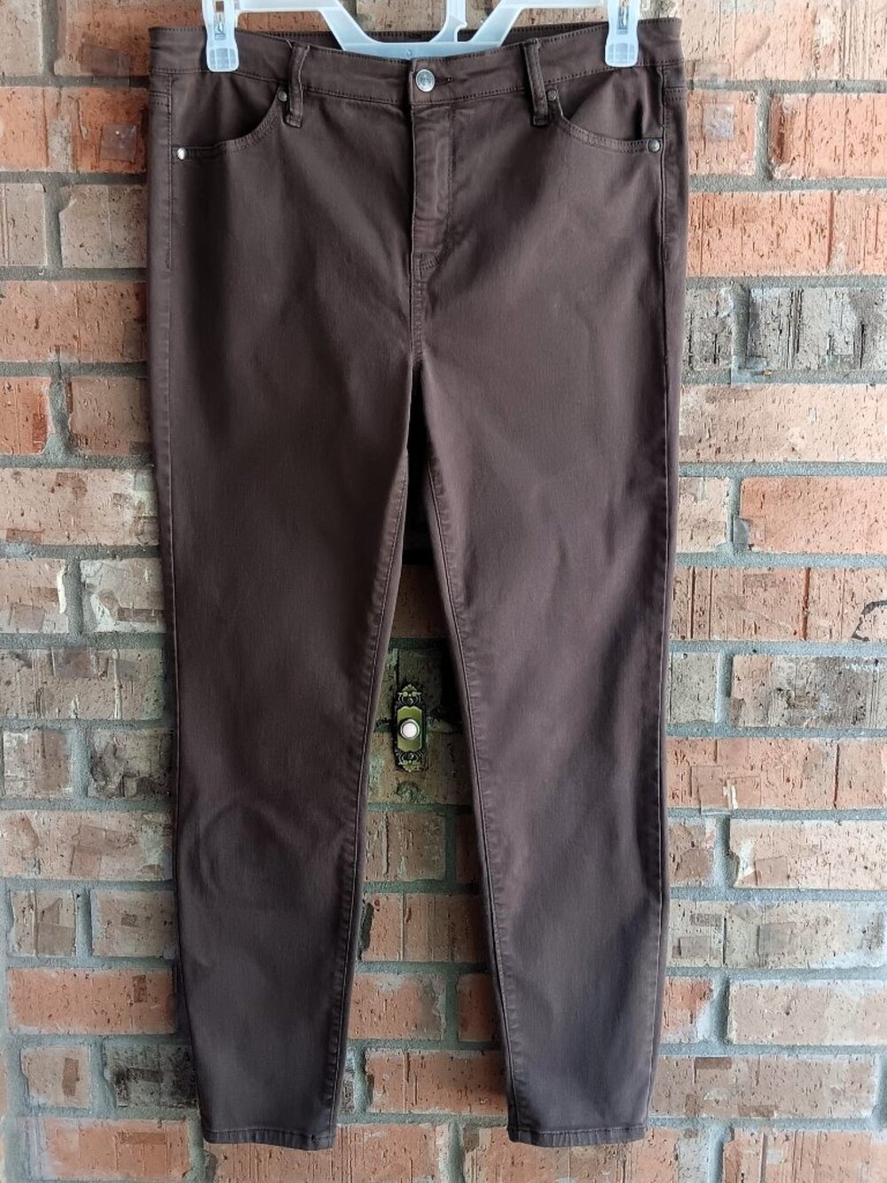 Buffalo David Bitton Hanna Womens High Rise Soft Stretch Skinny Jeans Pants 12